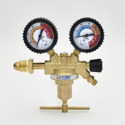 UWELD Automotive Pressure Testing Kit | Includes Nitrogen Pressure Regulator, Charging Hose, Leak Testing Adapter, R134a Coupler, Blow Molded Case | Professional-Grade for Leak Testing
